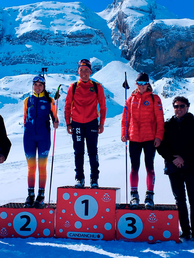 Bronce para Navarra en el Campeonato de España de Biatlón