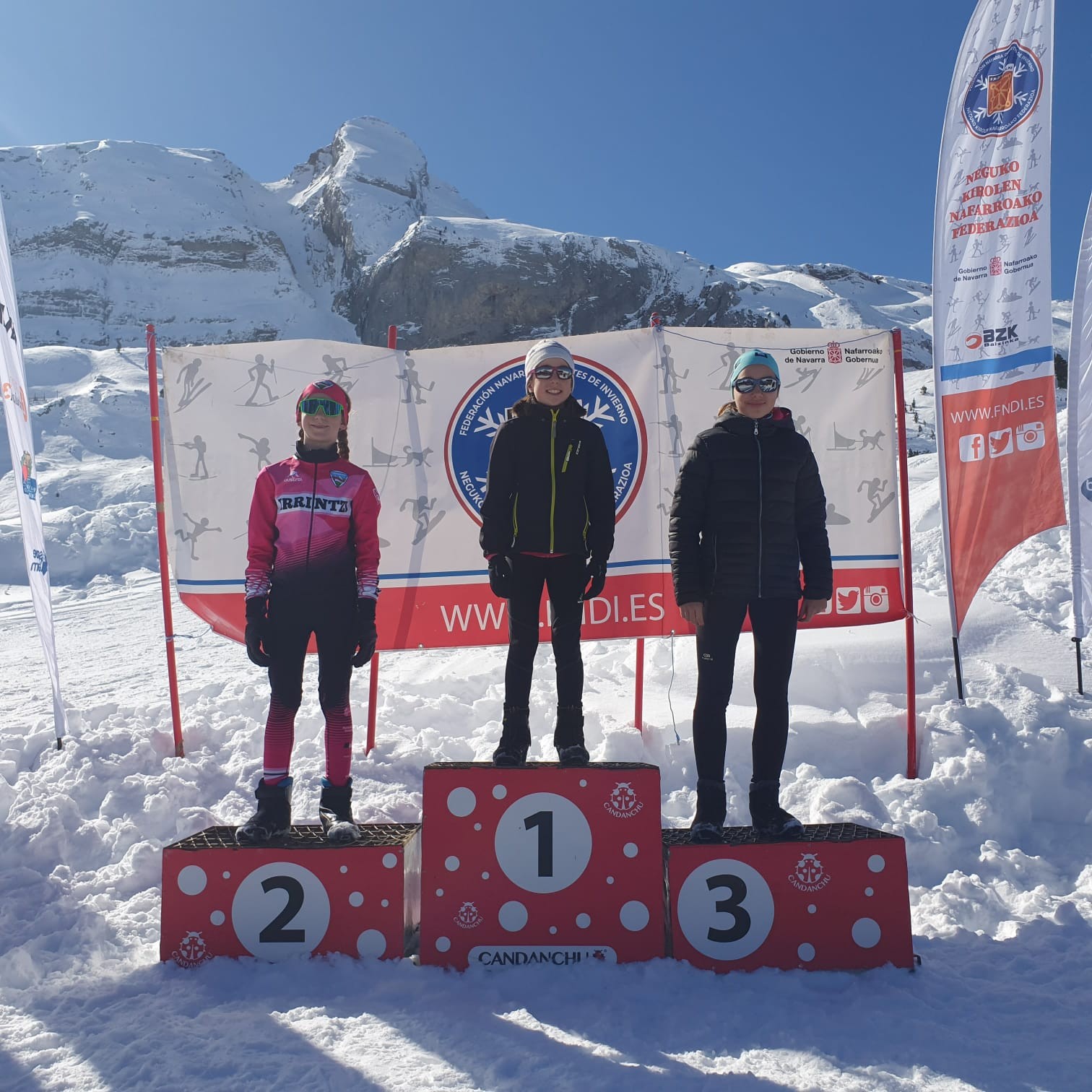 Candanchú acogió los Campeonatos Navarros de Esquí de Fondo