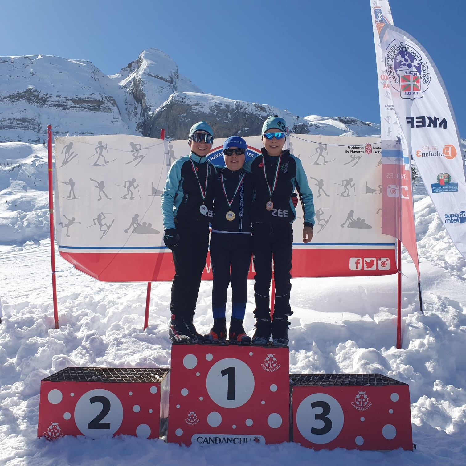 Candanchú acogió los Campeonatos Navarros de Esquí de Fondo