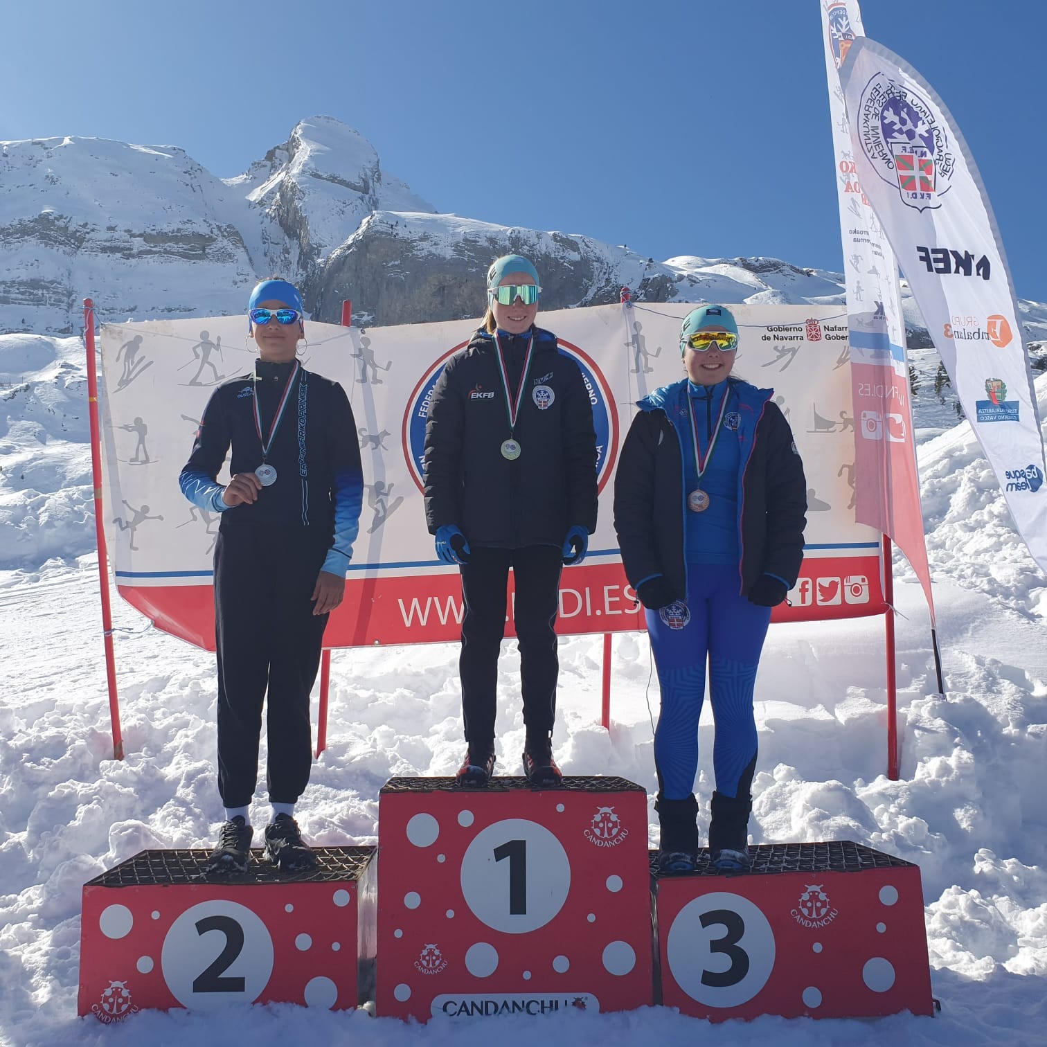 Candanchú acogió los Campeonatos Navarros de Esquí de Fondo