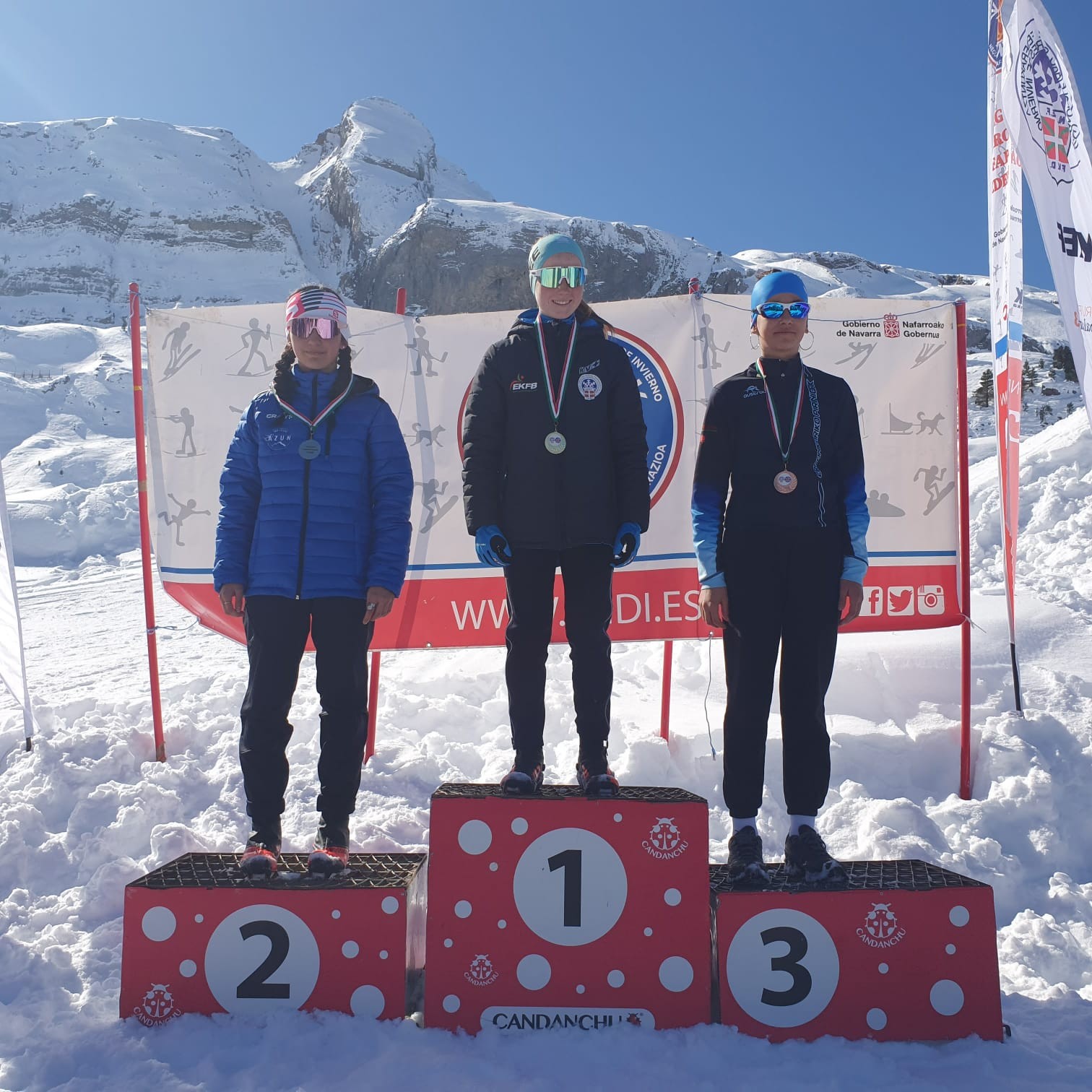 Candanchú acogió los Campeonatos Navarros de Esquí de Fondo