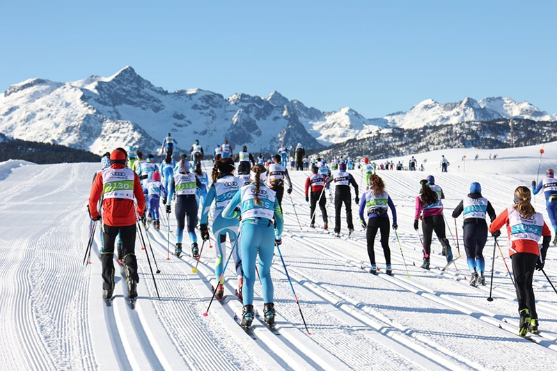 Los esquiadores y esquiadoras navarros se lucen en Baqueira Beret