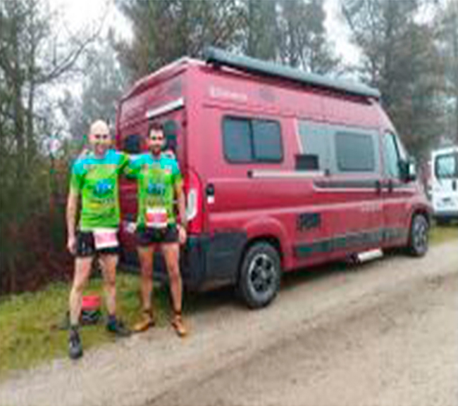 Podio navarro en el arranque de la temporada de Mushing Tierra