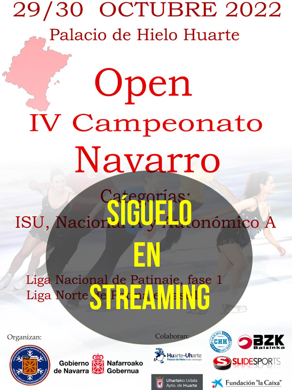 Sigue el IV Open Campeonato Navarro en streaming
