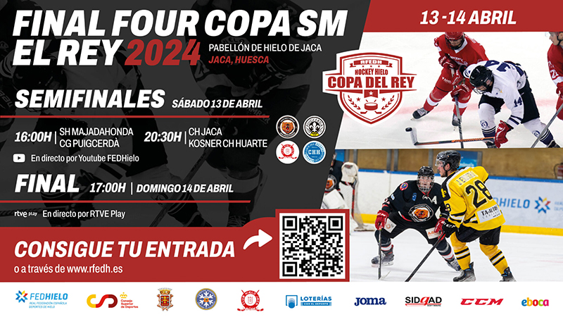 El Kosner Club Hielo Huarte en la Final a 4 de la Copa del Rey Masculina.