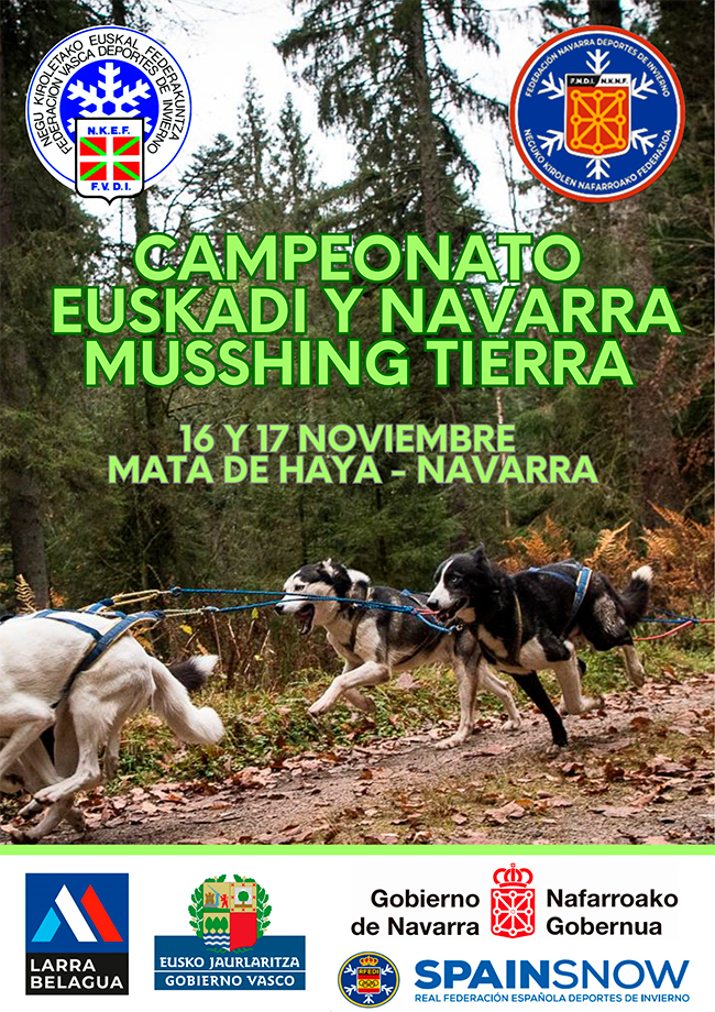 Campeonato Navarro y de Euskadi de Mushing Tierra