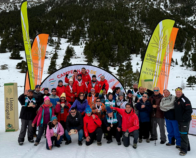 Una docena de medallas para Navarra en el Campeonato de Espa&ntilde;a de Esqu&iacute; N&oacute;rdico para Personas con Discapacidad Intelectual