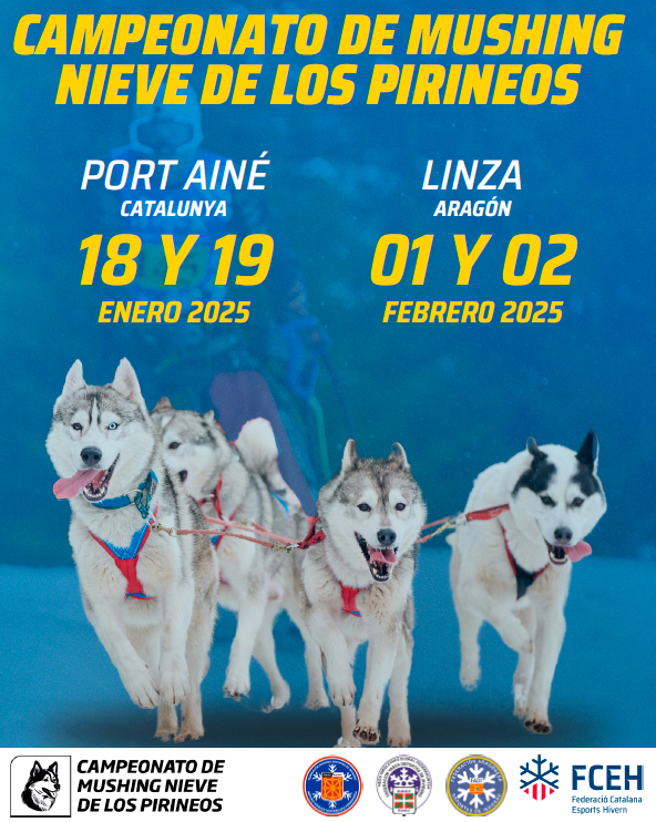 Arranca el Campeonato de Mushing Nieve de los Pirineos