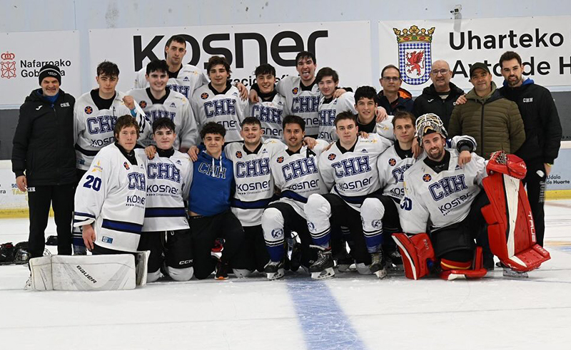 El Kosner Club Hielo Huarte en la Final a 4 de la Copa del Rey Masculina.