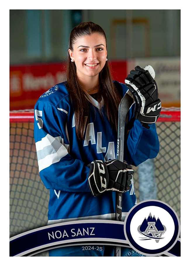 Noa Sanz, de Pamplona a Canad&aacute; por el hockey sobre hielo