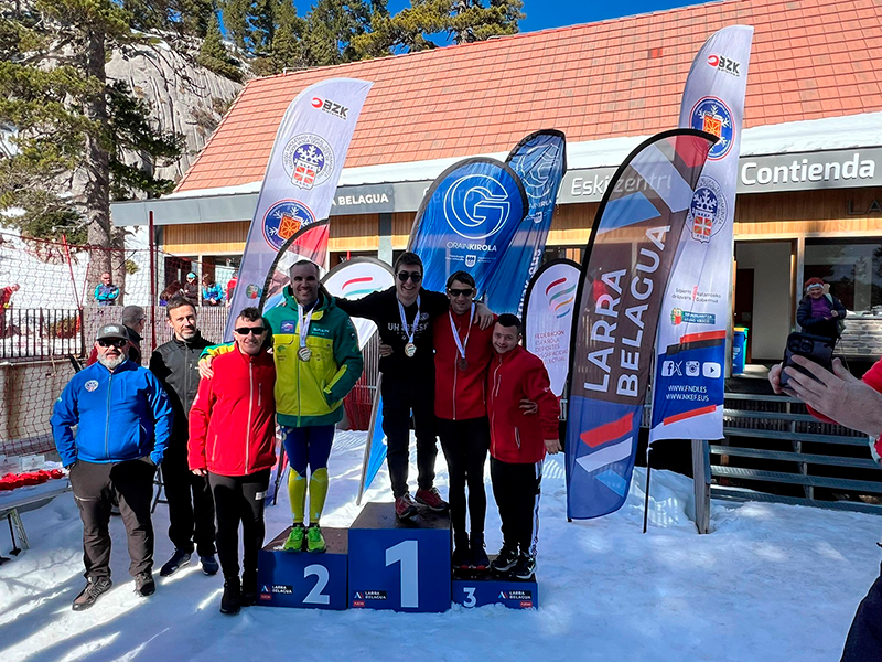 Triunfos navarros en el Campeonato de España de Esquí Nórdico de la FEDDI