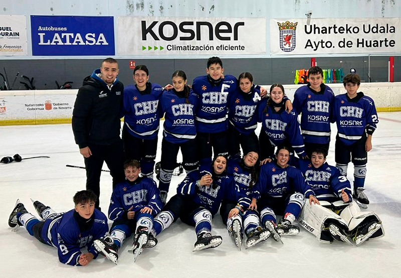 Dos derrotas para el Kosner Club Hielo Huarte