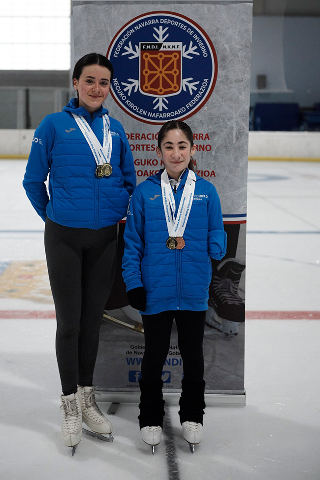 Dos navarras en el mundial de patinaje inclusivo
