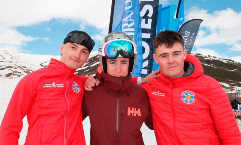 Doble medalla para Navarra en Baqueira Beret
