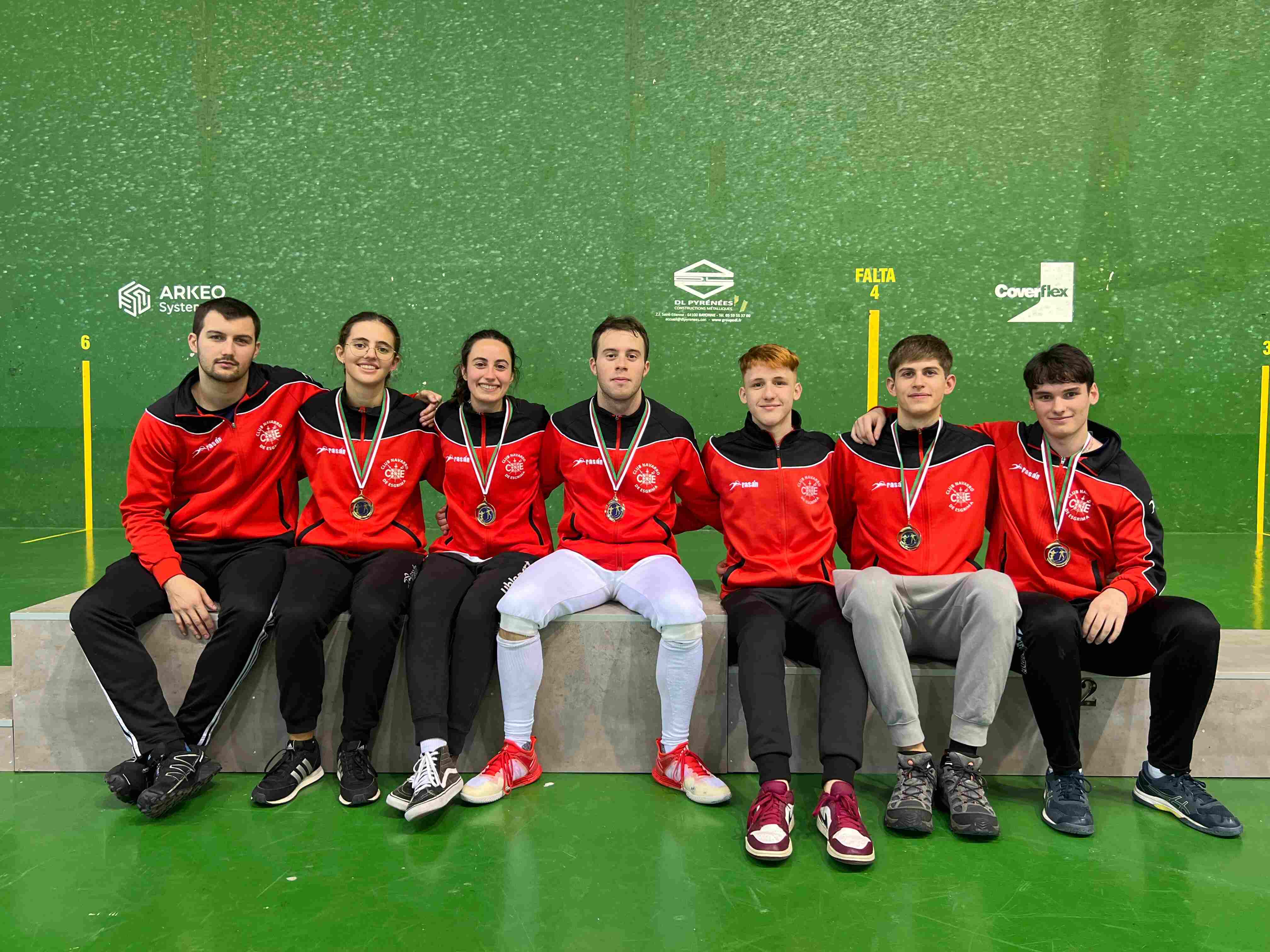 Cinco medallas para Navarra en Anglet