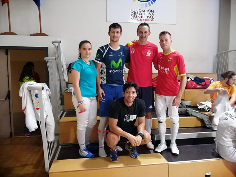 Esgrimistas navarros acuden a una concentraci&oacute;n de la RFEE