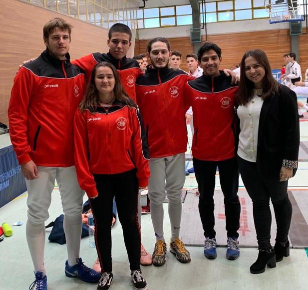 El Club Navarro de esgrima se clasifica para el Campeonato de Espa&ntilde;a Junior