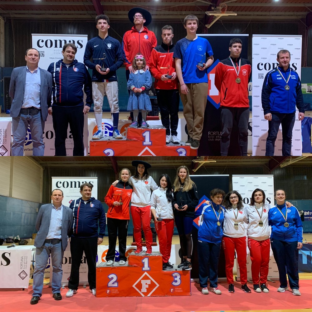 Doble medalla en San Sebastián