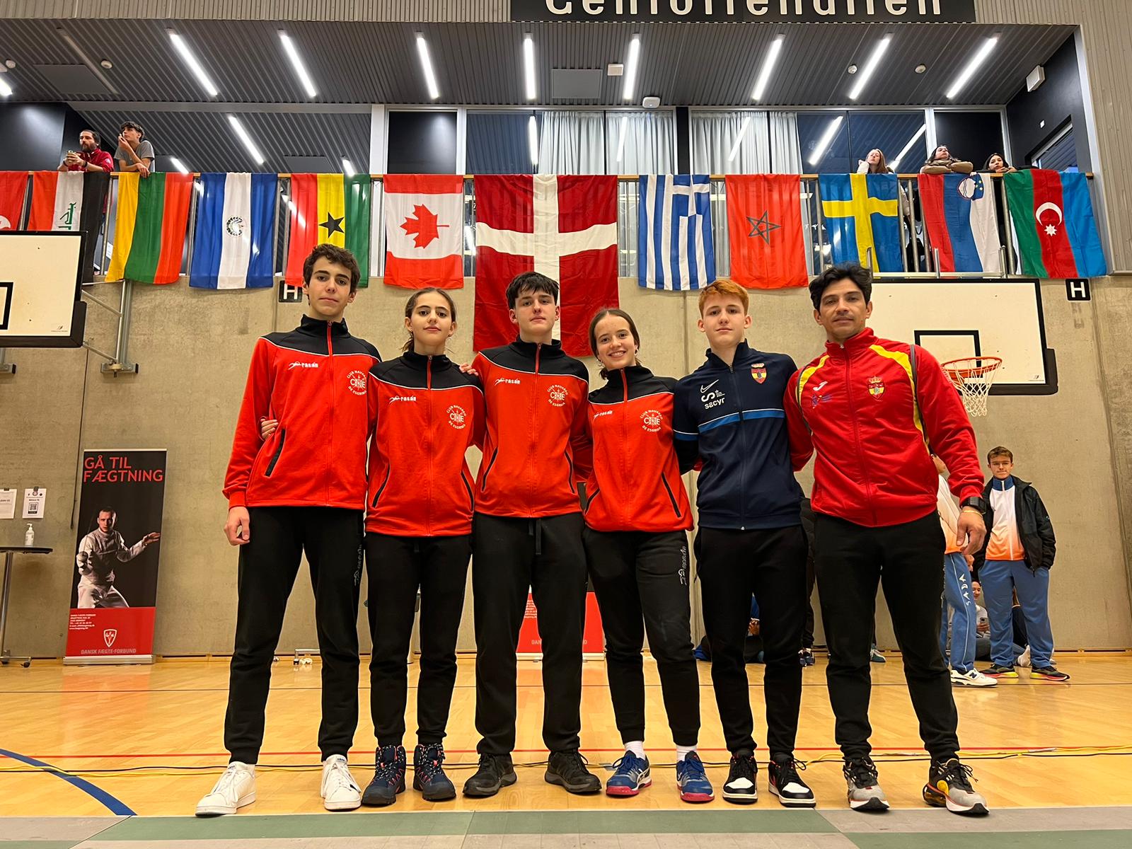 Gran experiencia para las y los esgrimistas en Copenhague