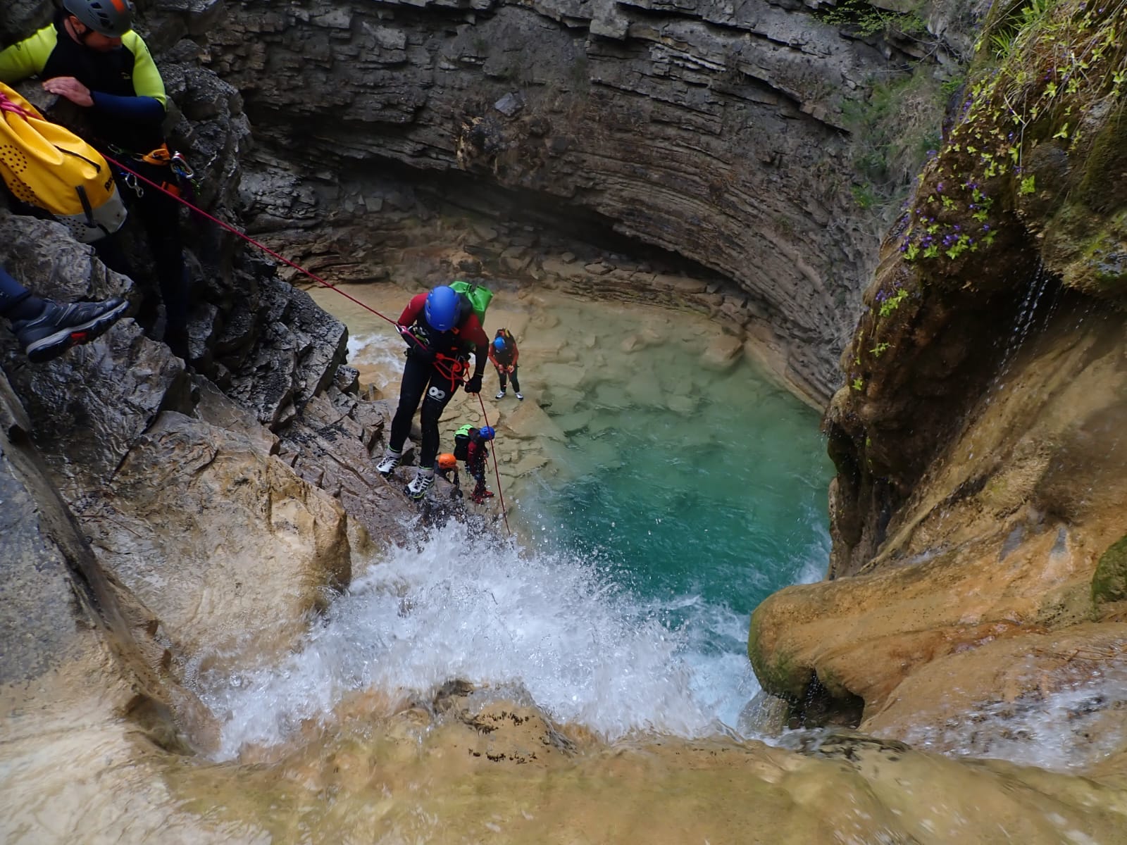 Finalizado el Curso de T&eacute;cnicas B&aacute;sicas de Descenso de Ca&ntilde;ones