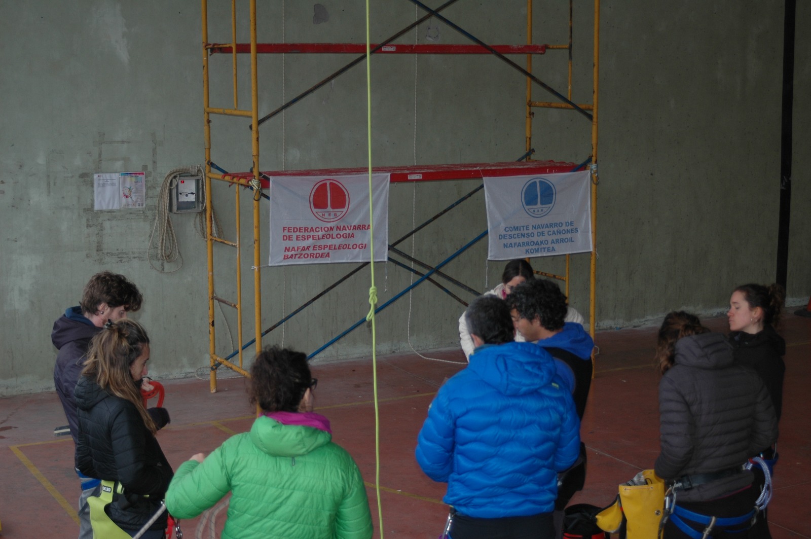 Finalizado el Curso de Técnicas Básicas de Descenso de Cañones