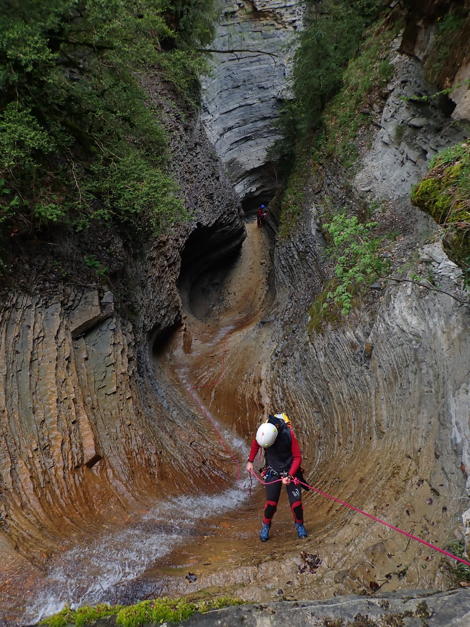 Finalizado el Curso de Técnicas Básicas de Descenso de Cañones