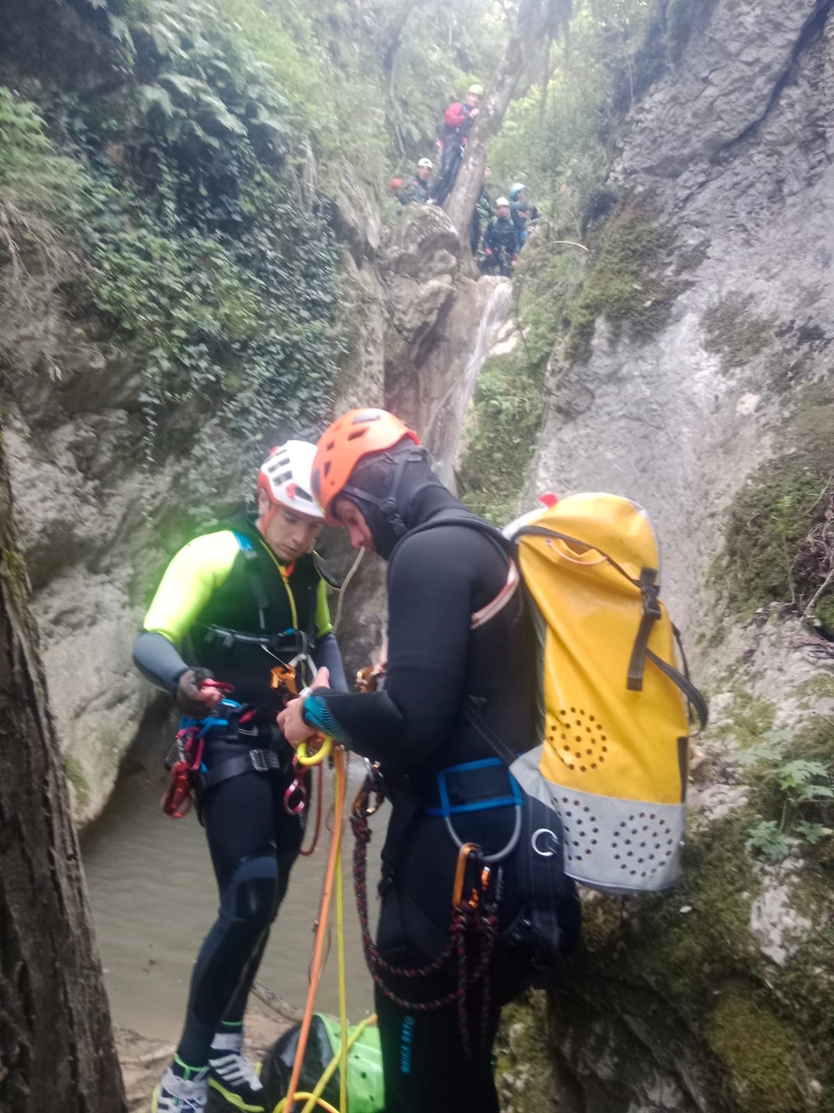 Desarrollado el Curso de Técnicas Avanzadas de Descenso de Cañones