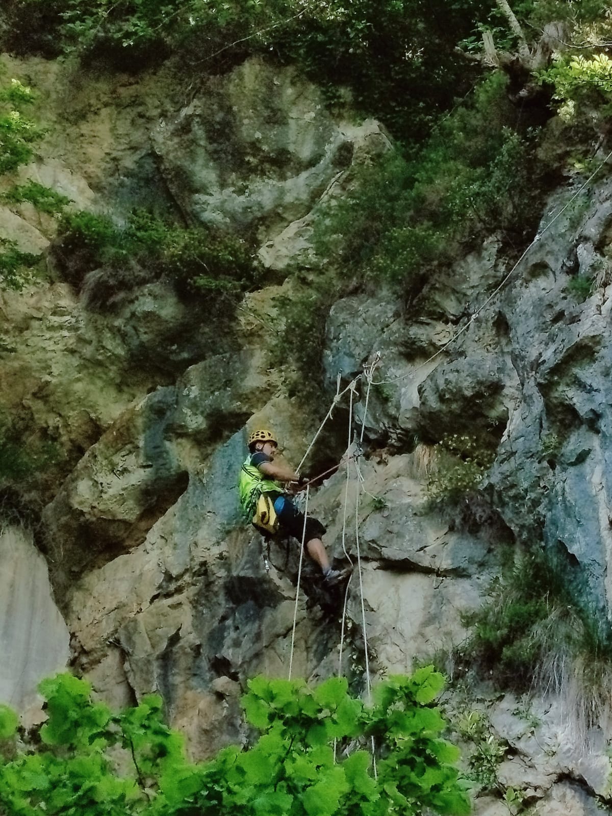 Celebrado el curso de escalada artificial aplicada a la espeleolog&iacute;a