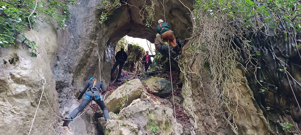 Realizado el Curso de Iniciación a la Espeleología