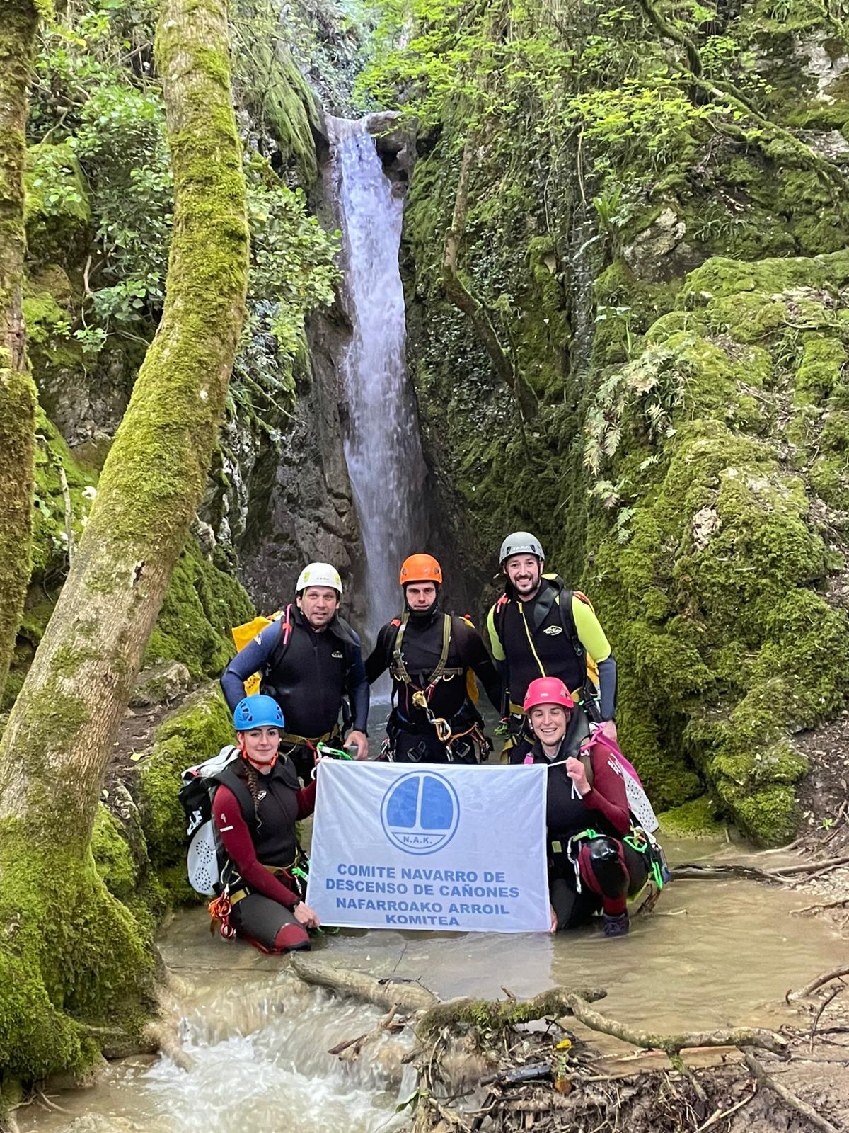 Finalizada la formación Técnicas básicas en descenso de cañones