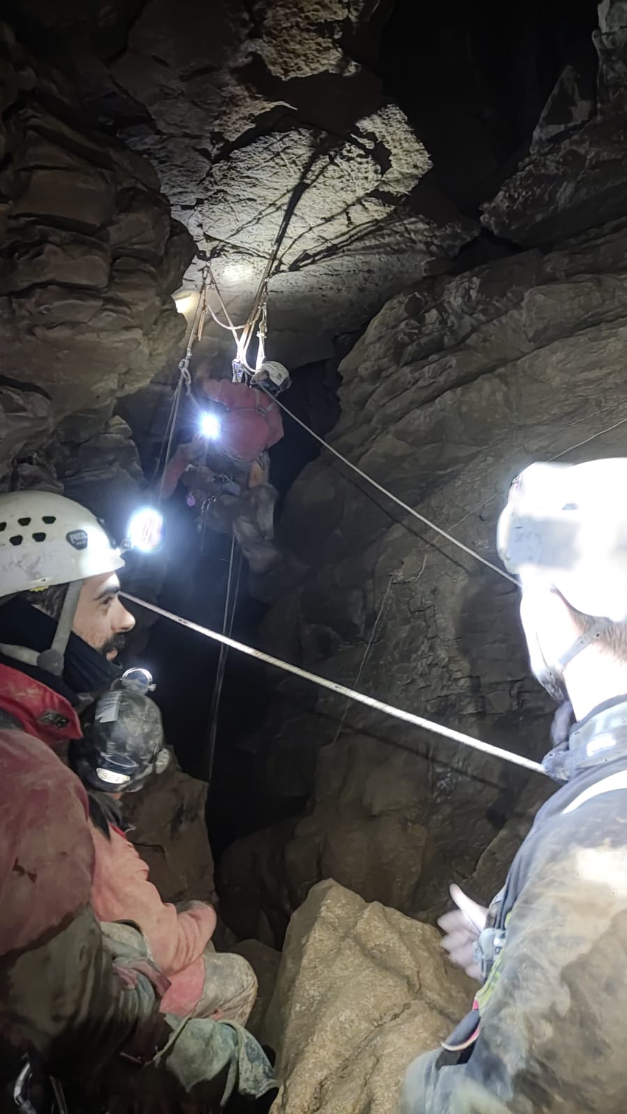 Simulacro de rescate en la sierra de Aralar