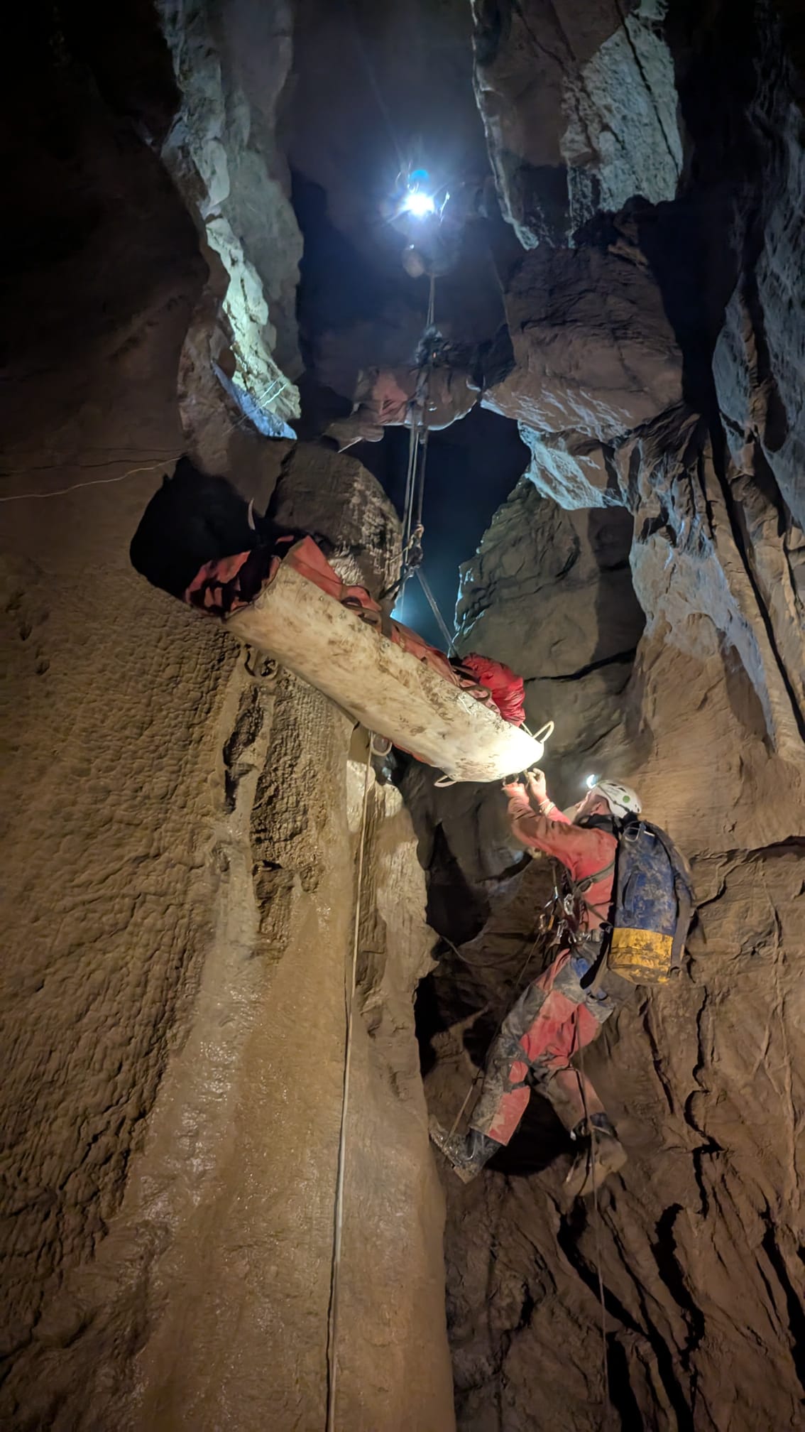 Simulacro de rescate en la sierra de Aralar