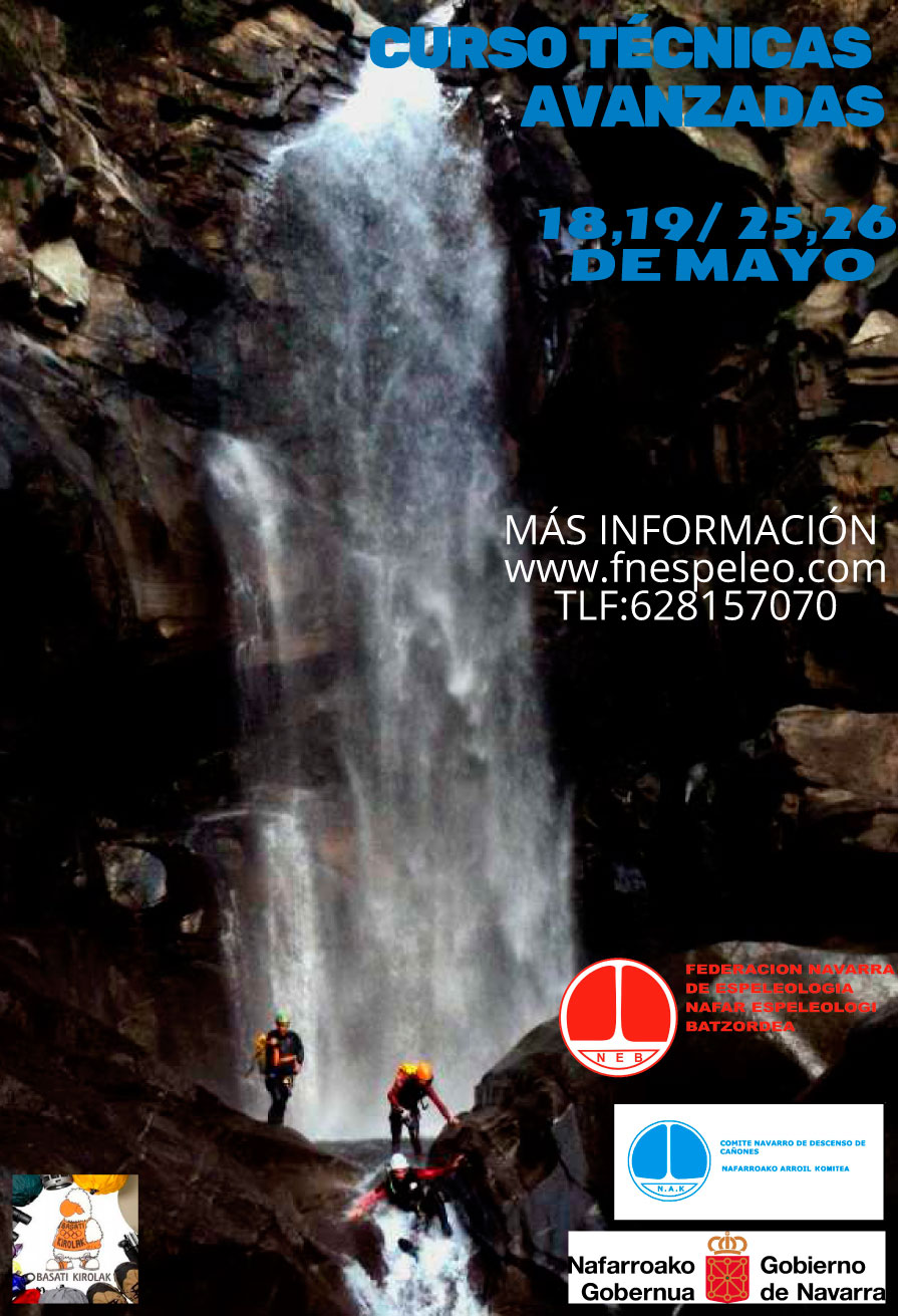 Cursos de barrancos (técnicas básicas y técnicas avanzadas)