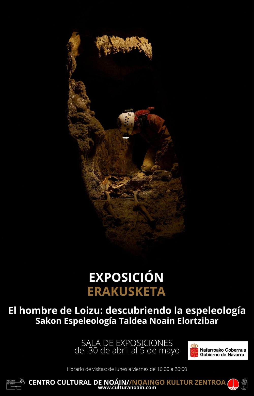Exposici&oacute;n fotogr&aacute;fica &quot;El Hombre de Loizu: descubriendo la espeleolog&iacute;a&quot;