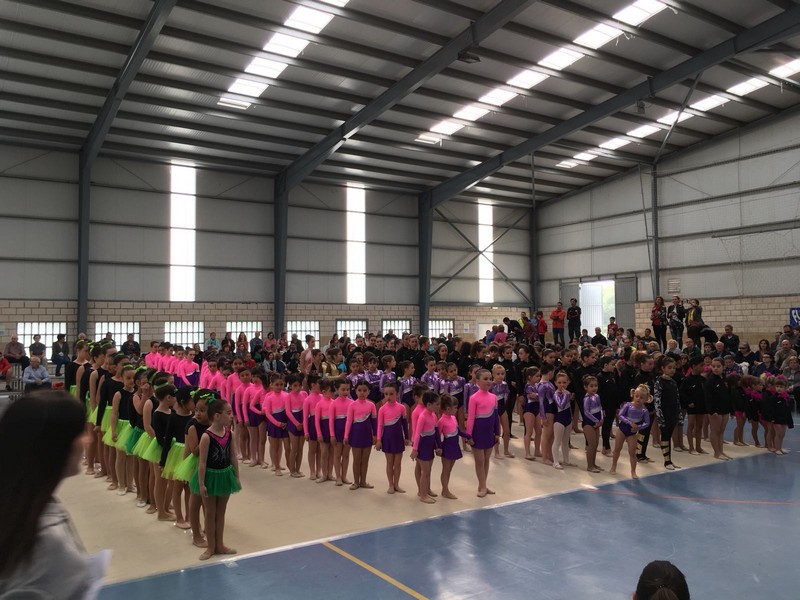 Exito del Encuentro interpueblos de Gimnasia Rítmica
