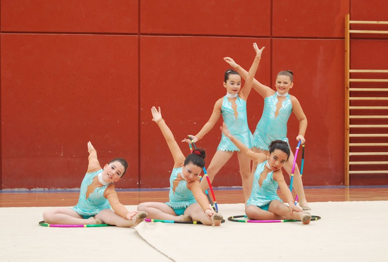 Exito del Encuentro interpueblos de Gimnasia Rítmica