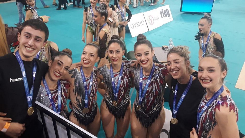Lagunak de gimnasia r&iacute;tmica elegido como mejor equipo femenino 2019 por el Gobierno de Navarra