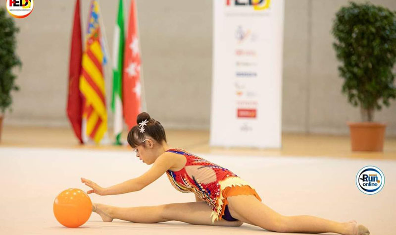Gran debut de Nerea D&iacute;az en el Campeonato de Espa&ntilde;a de Gimnasia R&iacute;tmica Adaptada