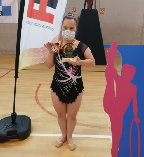 Nerea Díaz, Campeona de España de Gimnasia Rítmica Adaptada