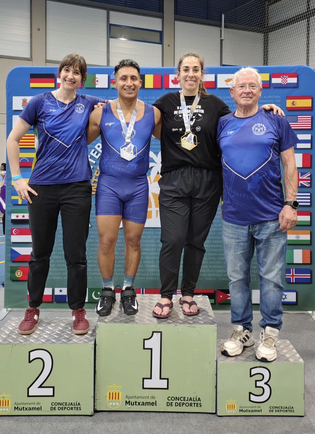 La halterofilia navarra brilla en el Mediterranean Masters Weightlifting International Open