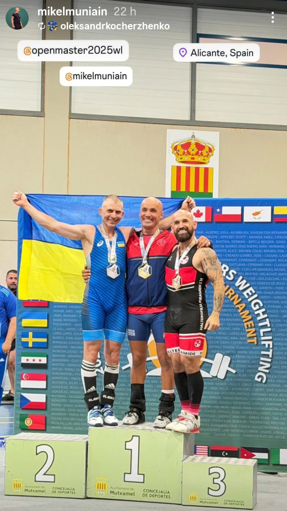 La halterofilia navarra brilla en el Mediterranean Masters Weightlifting International Open