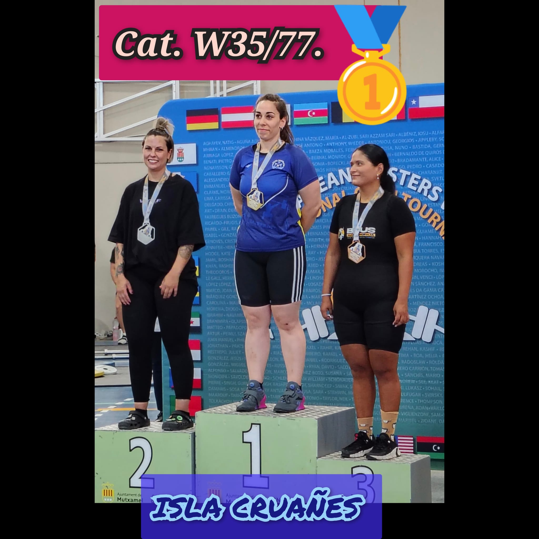La halterofilia navarra brilla en el Mediterranean Masters Weightlifting International Open