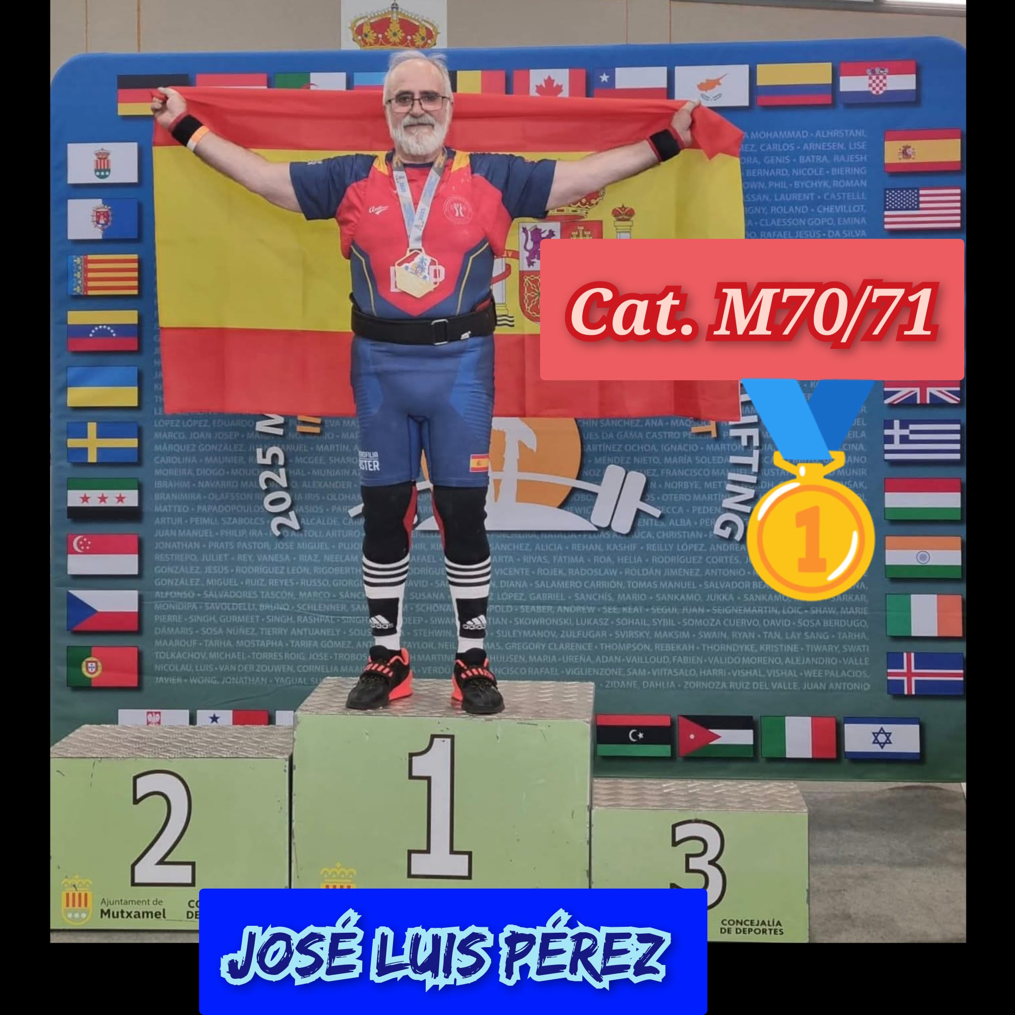 La halterofilia navarra brilla en el Mediterranean Masters Weightlifting International Open