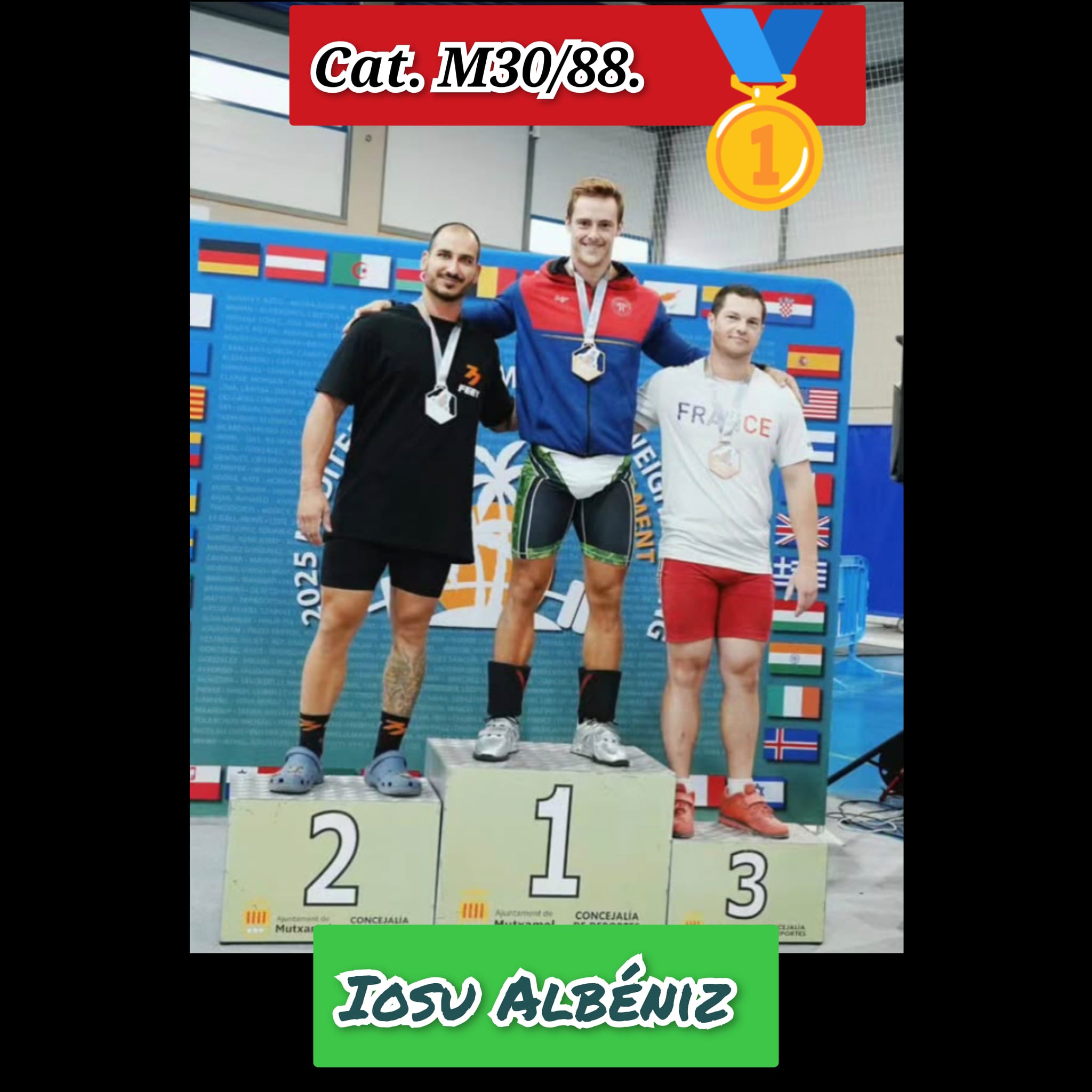 La halterofilia navarra brilla en el Mediterranean Masters Weightlifting International Open