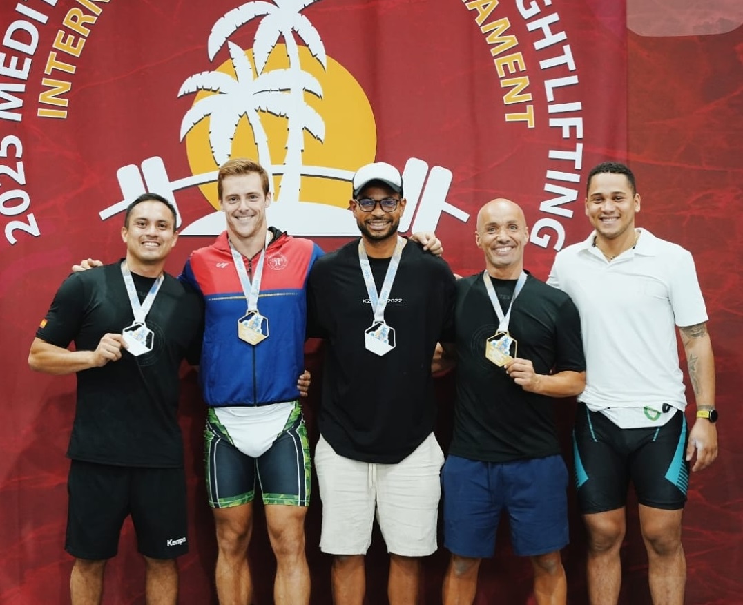 La halterofilia navarra brilla en el Mediterranean Masters Weightlifting International Open