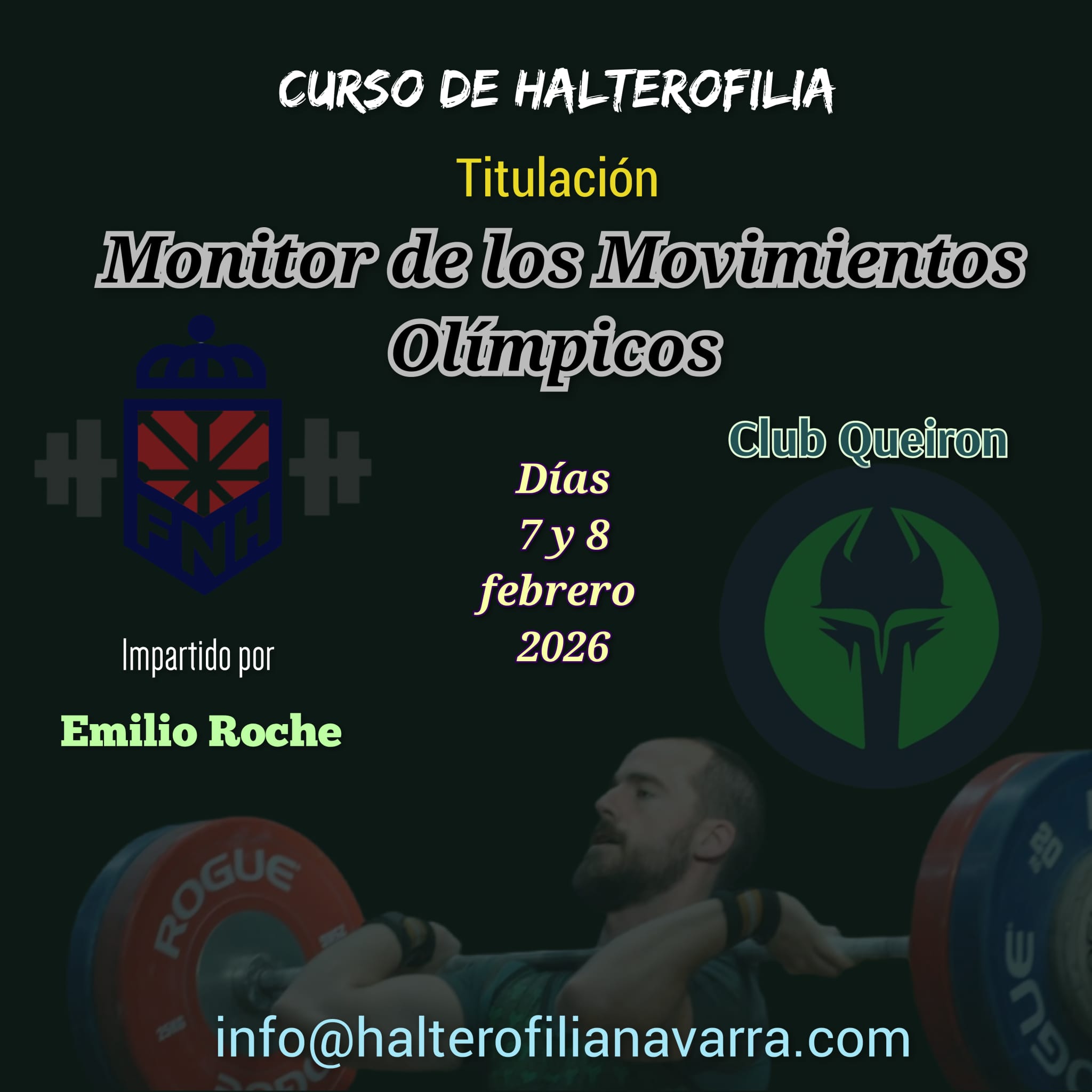 Curso "Monitor de los movimientos ol&iacute;mpicos"