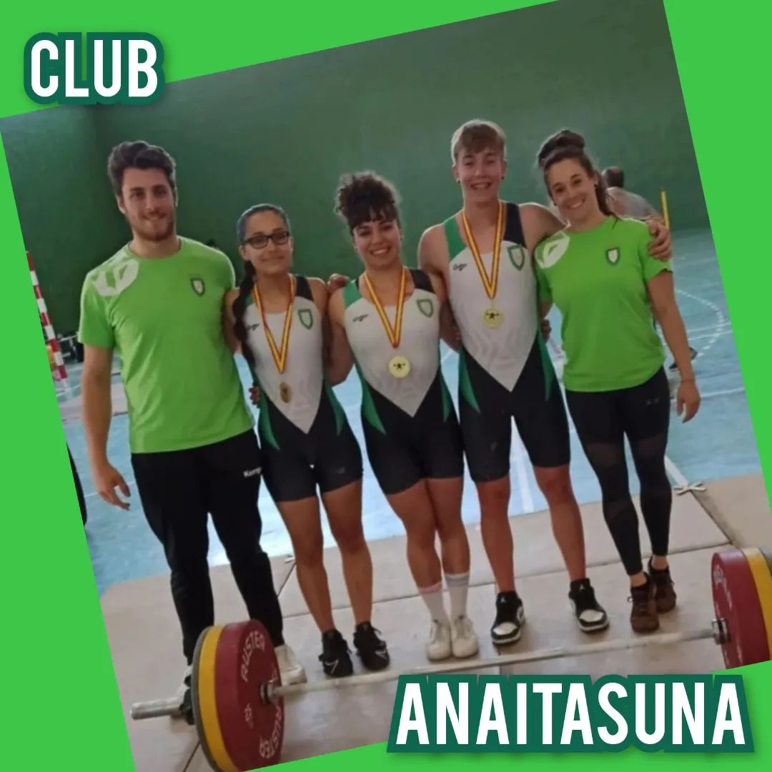 NUEVOS RÉCORDS NAVARROS EN EL CAMPEONATO DE HALTEROFILIA DE CINTRUÉNIGO