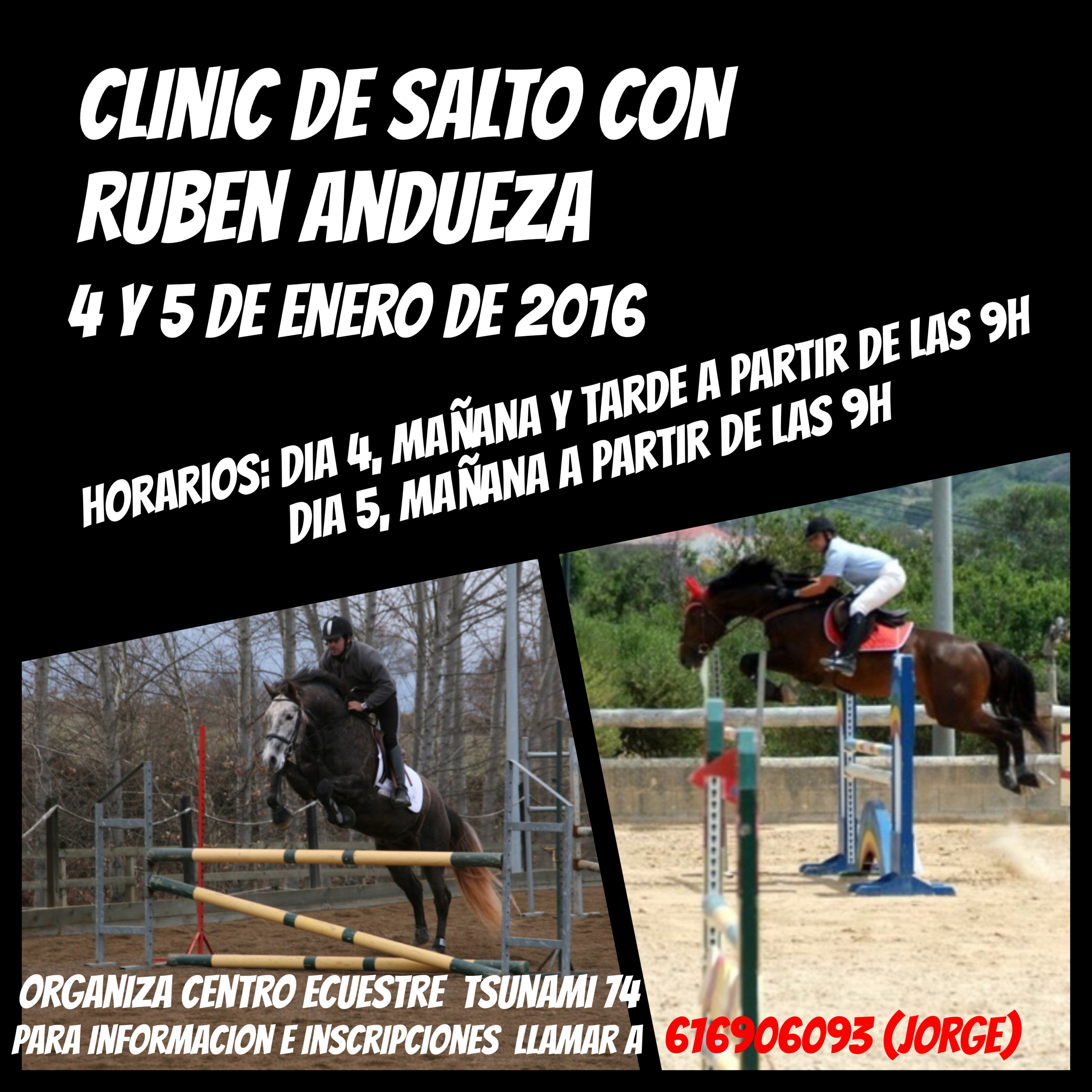 Clinic de Salto con Ruben Andueza en el Centro Ecuestre Tsunami 74
