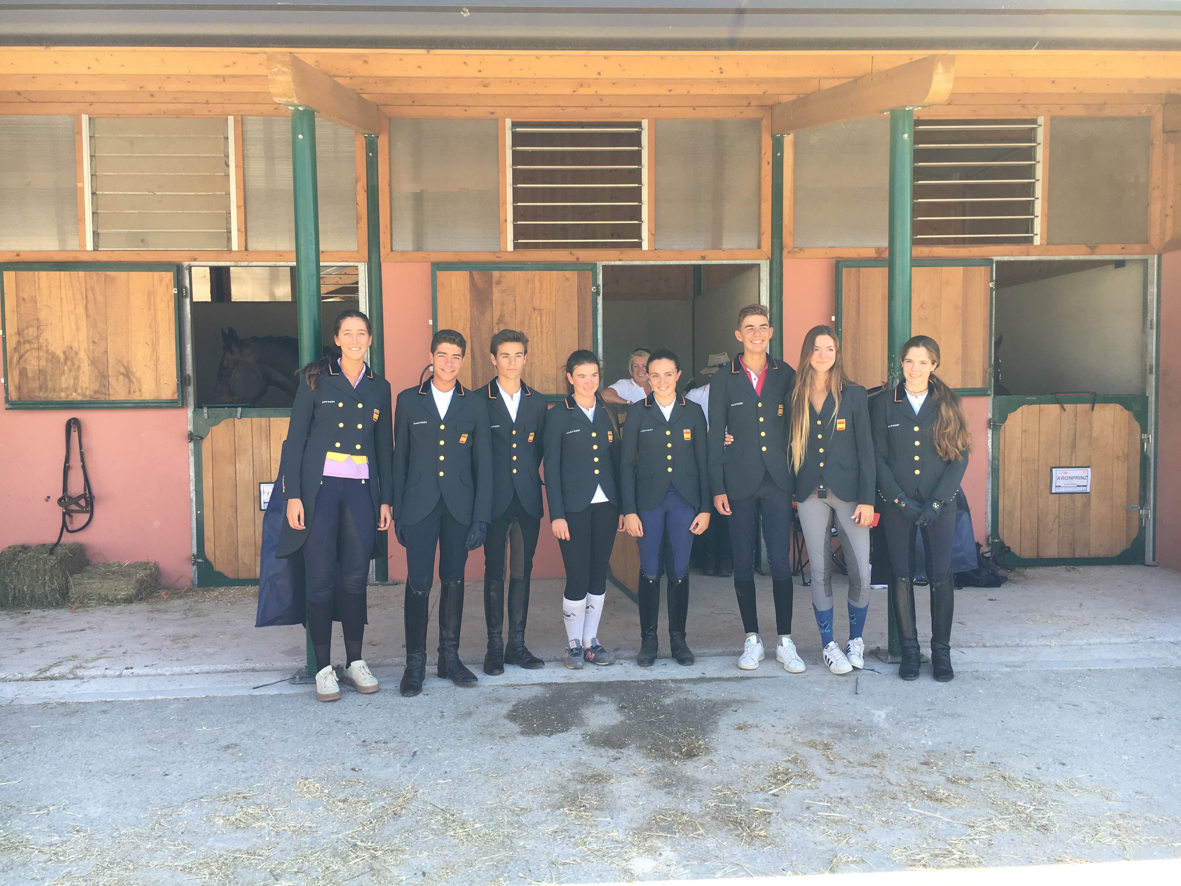 Ane Martín Ladron Campeonato Internacional Doma Clásica en Niza (Francia)