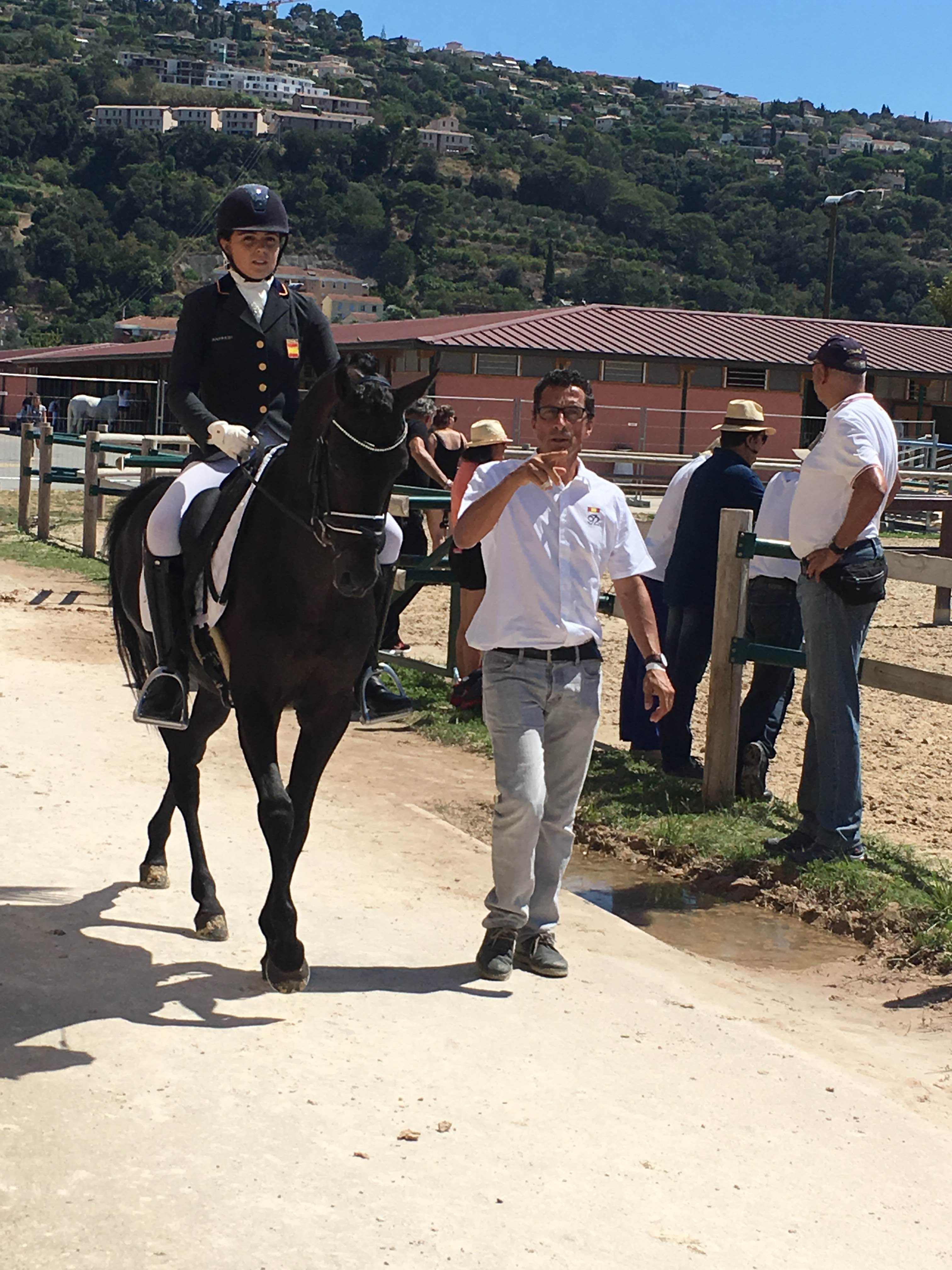 Ane Martín Ladron Campeonato Internacional Doma Clásica en Niza (Francia)